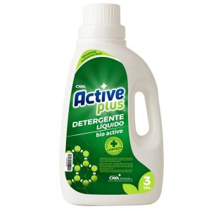 Detergente líquido Active Plus 3 litros Bioactivo para ropa