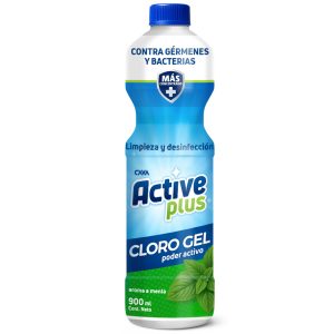 Cloro Gel Active Plus aroma menta limpieza y desinfección