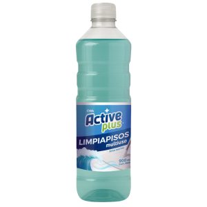 Limpiapisos multiuso brisa marina Active Plus 900 ml aroma fresco envase celeste