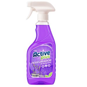 Perfumador de aire y telas Active Plus aroma lavanda 500 cc