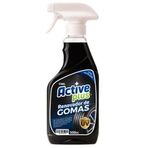 renovador de gomas Active Plus 500 cc brillo protección UV neumáticos