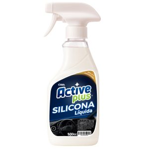 silicona líquida Active Plus 500 cc brillo protección superficies interiores automóvil