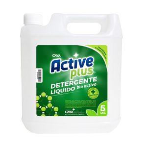 Detergente líquido Active Plus bio activo bidón 5 litros limpieza profunda