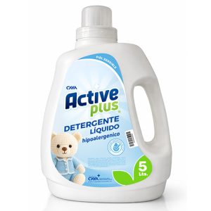 Detergente líquido Active Plus hipoalergénico botella 5 litros piel sensible