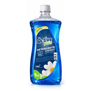 detergente liquido active plus 1 litro poder activo con bioenzimas