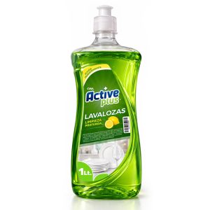 lavalozas active plus 1 litro limpieza profunda desengrasante
